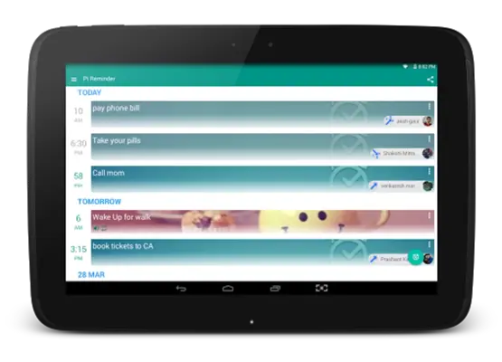 Pi Reminder Todo, Alarms & Re android App screenshot 0