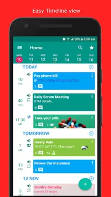 Pi Reminder Todo, Alarms & Re android App screenshot 9